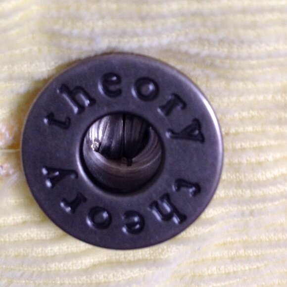 Theory Yellow Corduroy Trucker Jacket - Picture 5 of 6